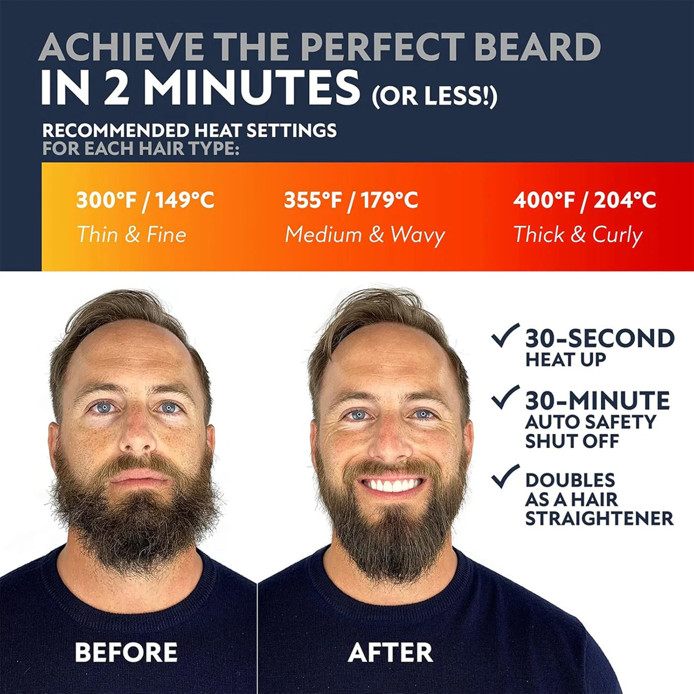 BeardiFix Heated Beard Brush - Image 14