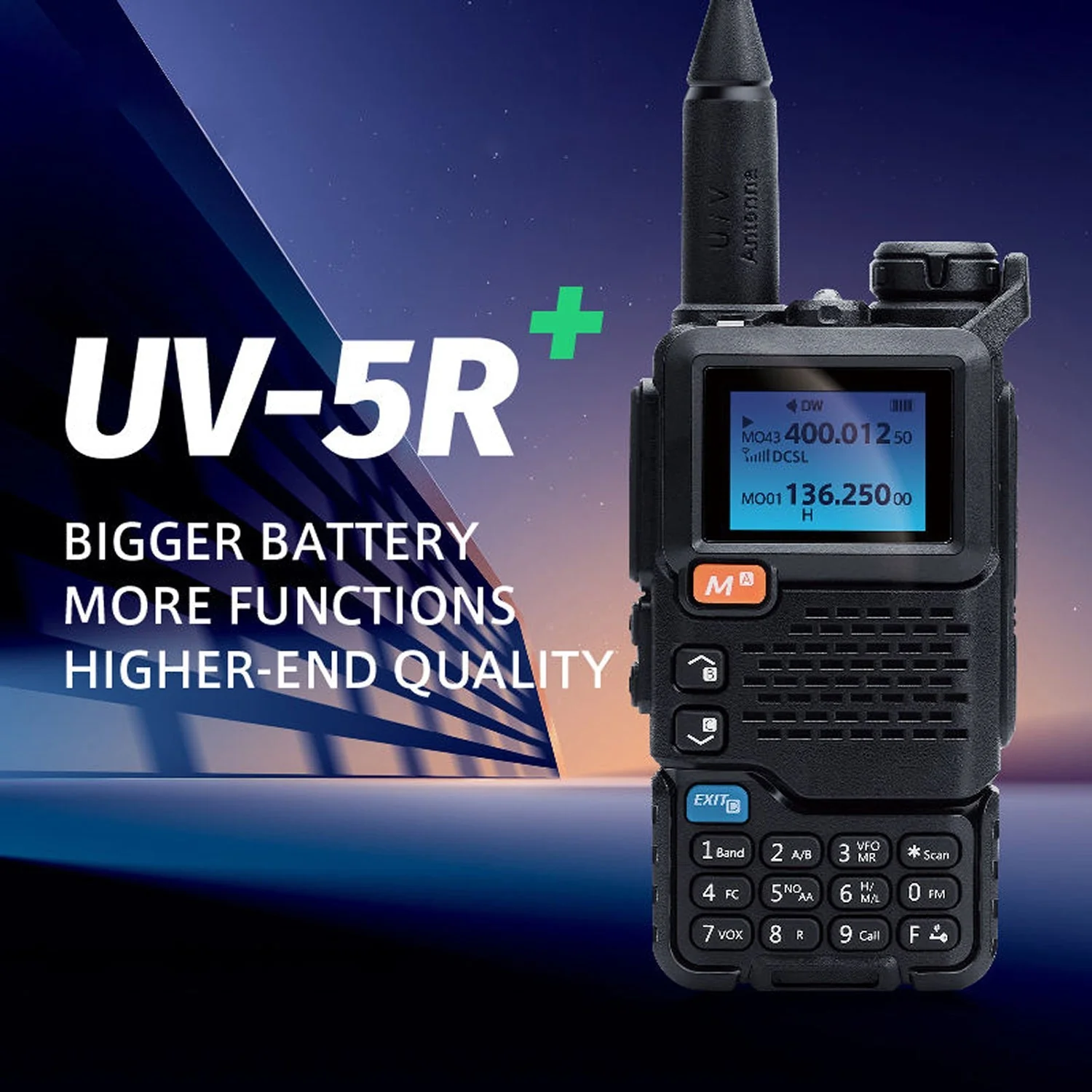 GriRadion 5W Long Range Radio with UHF/VHF & Aviation Bands (Copy) - Image 4