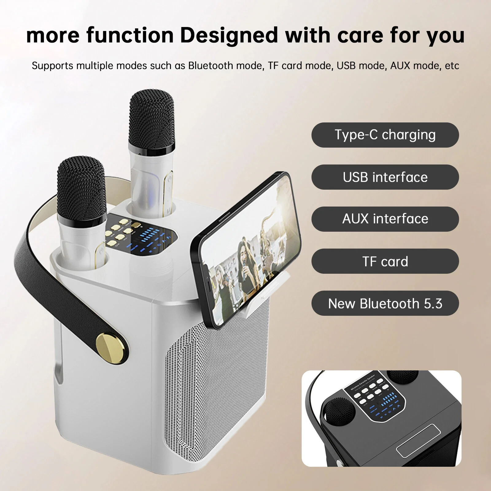 JoyeVoice Mini Karaoke Machine - Image 5