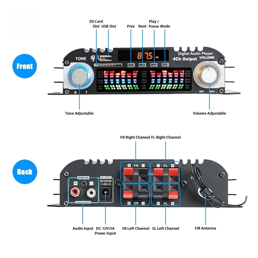 LoudyUp Stereo Amplifiers - Image 4